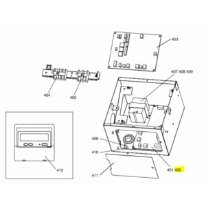 Placa de potencia unidad interior conductos MITSUBISHI ELECTRIC modelo PEAD-RP100JAR2.UK