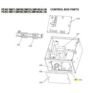 Placa de potencia unidad interior conductos MITSUBISHI ELECTRIC modelo PEAD-SM71JA