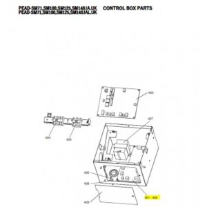 PLACA DE POTENCIA UNIDAD INTERIOR MITSUBISHI ELECTRIC PEAD-SM125JA.UK