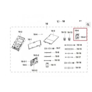 Placa electrónica control + eprom unidad exterior SAMSUNG AC071RXADKG