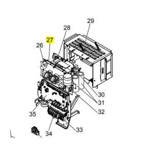 Placa electrónica convertidor unidad exterior Mitsubishi Electric PUHZ-RP140YHA2-2