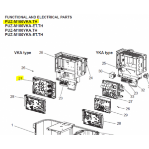 Placa electrónica inverter unidad exterior Mitsubishi Electric PUZ-M100VKA.TH