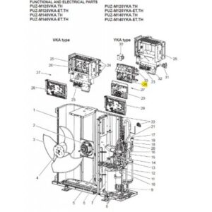 Placa electrónica potencia inverter unidad exterior Mitsubishi Electric PUZ-M125YKA