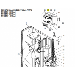 PLACA FILTRO ACTIVO DE POTENCIA UNIDAD EXTERIOR MITSUBISHI ELECTRIC PUHZ-RP100VHA2