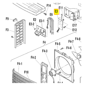 PLACA FILTRO DE RUIDO UNIDAD EXTERIOR DAIKIN RXS35E2V1B