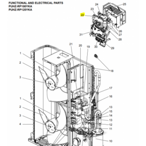 PLACA FILTRO DE RUIDO UNIDAD EXTERIOR MITSUBISHI ELECTRIC PUHZ-RP100YKAR4