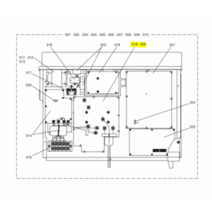 Placa inverter exterior MITSUBISHI ELECTRIC modelo PURY-P400YHM-A-BS