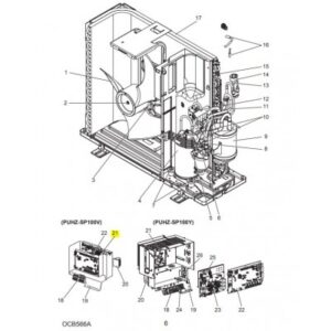 Placa potencia inverter unidad exterior MITSUBISHI ELECTRIC modelo PUHZ-SP100VHA.UK