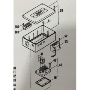 PLATO CONEXION ELECTRICA 345507-05 BITZER 4DES-5Y