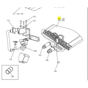 RADIADOR EVAPORADOR UNIDAD INTERIOR MITSUBISHI ELECTRIC PEAD-SM71JA.TH