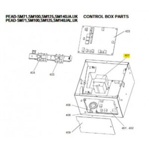 REACTOR UNIDAD INTERIOR MITSUBISHI ELECTRIC PEAD-SM125JA.UK