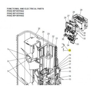 Sondas Mitsubishi Electric unidad exterior PUHZ-RP125YHA2