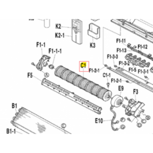 TURBINA INTERIOR AIRE DAIKIN ATXS35DAVMB